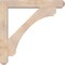 Ekena Millwork Legacy Craftsman Smooth Bracket w/ Offset Brace, Douglas Fir, 7 1/2"W x 48"D x 48"H BKT0806X48X48LEC04SDF - alternate 2